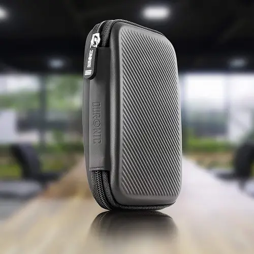 Duronic HDC2 GY externe Festplatten Schutzhülle | Stoßsichere Festplattentasche | 2,5" SSD Cover | Hardshell Hülle Duronic HDC2 GY externe Festplatten Schutzhülle | Stoßsichere Festplattentasche | 2,5" SSD Cover | Hardshell Hülle