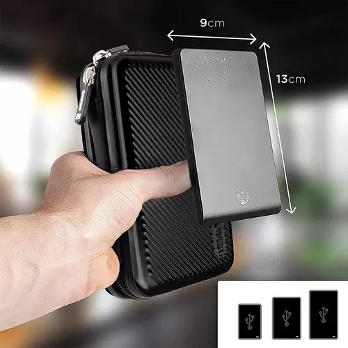 Duronic HDC3 BK Externe Festplatten Schutzhülle | Stoßsichere Festplattentasche | 2,5" SSD Cover | Aluminium Hülle Duronic HDC3 BK Externe Festplatten Schutzhülle | Stoßsichere Festplattentasche | 2,5" SSD Cover | Aluminium Hülle