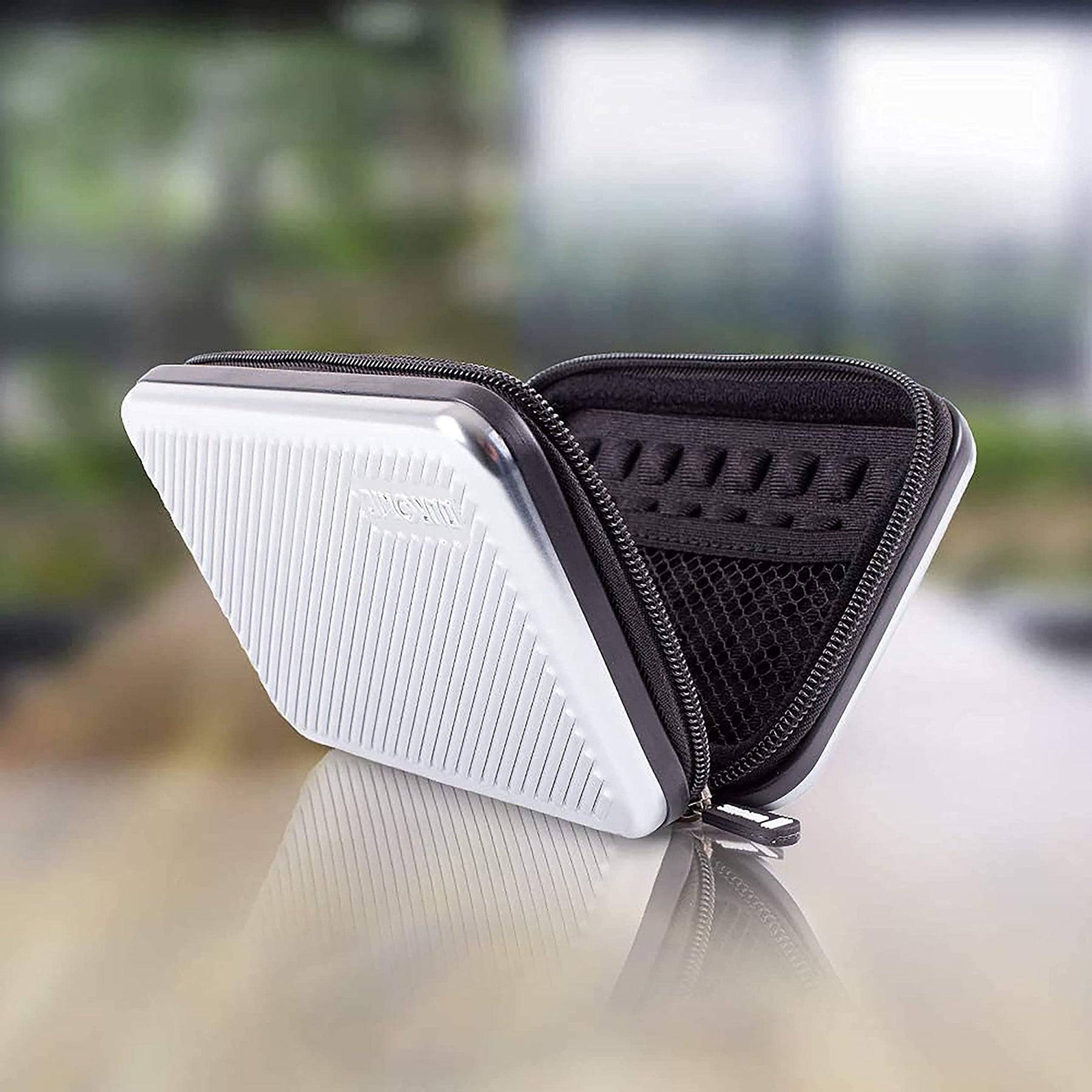 Duronic HDC3 SR Externe Festplatten Schutzhülle | Stoßsichere Festplattentasche | 2,5" SSD Cover | Aluminium Hülle