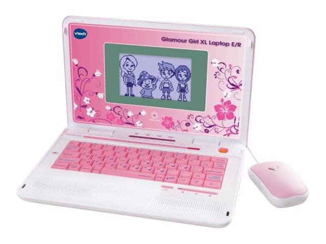 VTech Aktion Intelligenz Glamour Girl XL Laptop E/R - Persönliches Lern-Tool