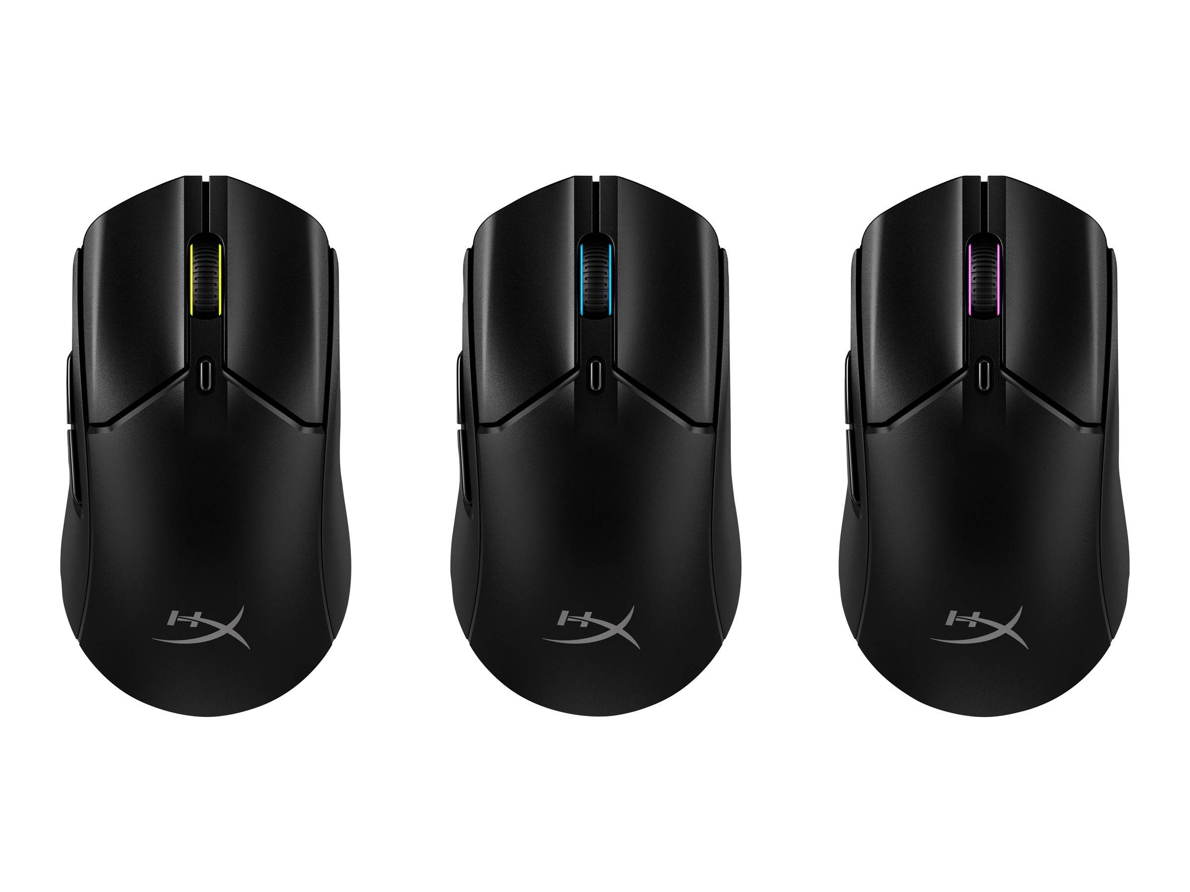 HP - HyperX Pulsefire Haste 2 - Maus - optisch - 6 Tasten - kabellos, kabelgebunden - 2.4 GHz, Bluetooth 5.0 - kabellose