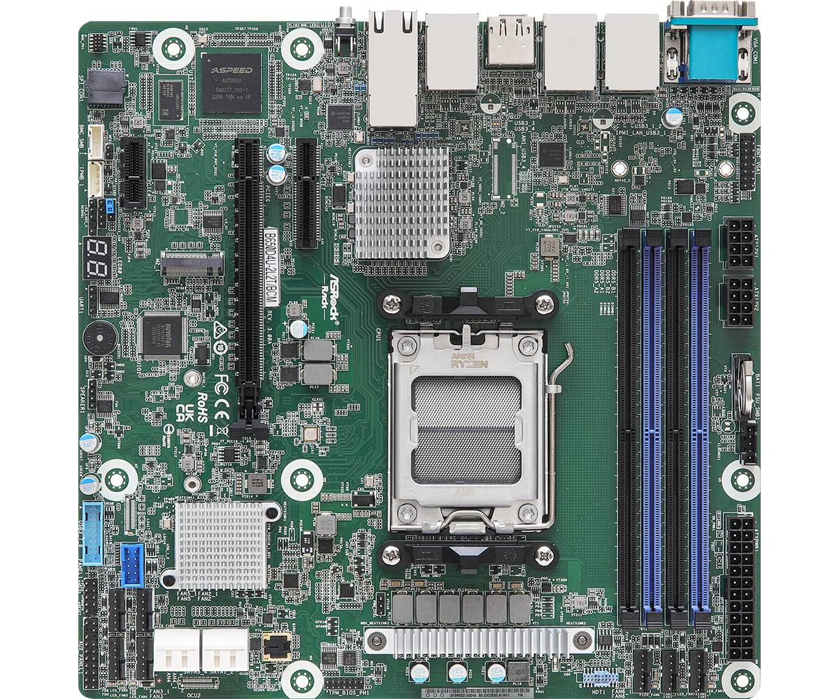 ASRock Rack B650D4U-2L2T/BCM - Motherboard - micro ATX
