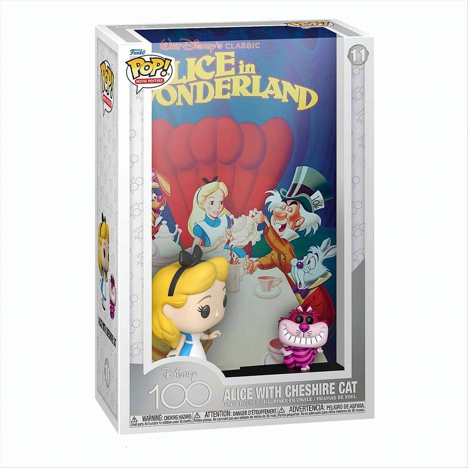 POP Movie Poster - Disney 100 - Alice w. Cheshire Neu & OVP