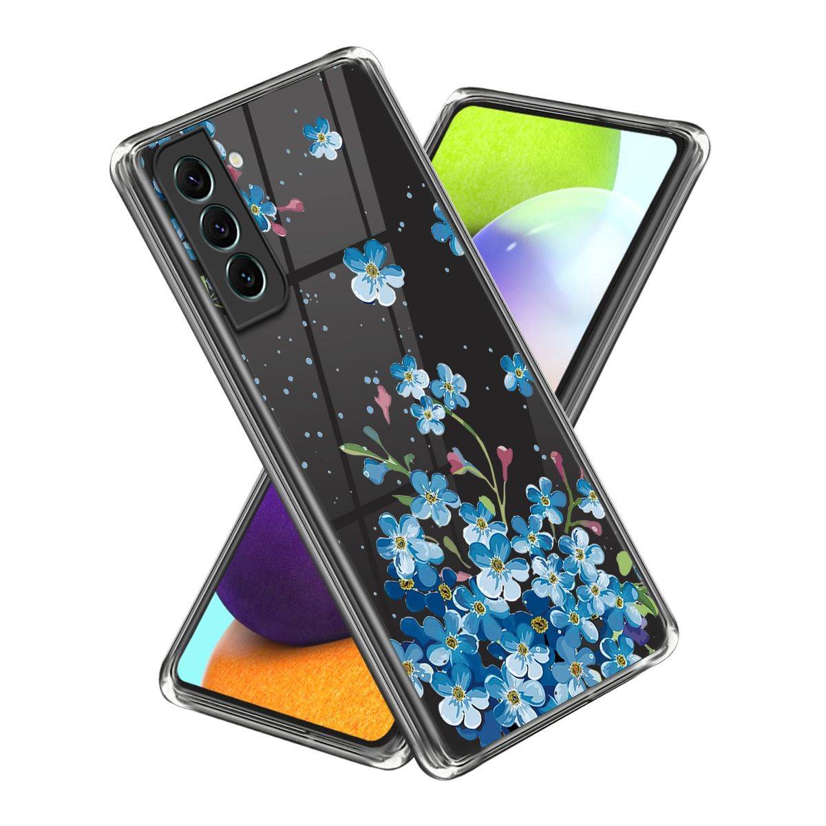 Für Samsung Galaxy S23 5G Transparente Handy Tasche Case Design Motiv 4