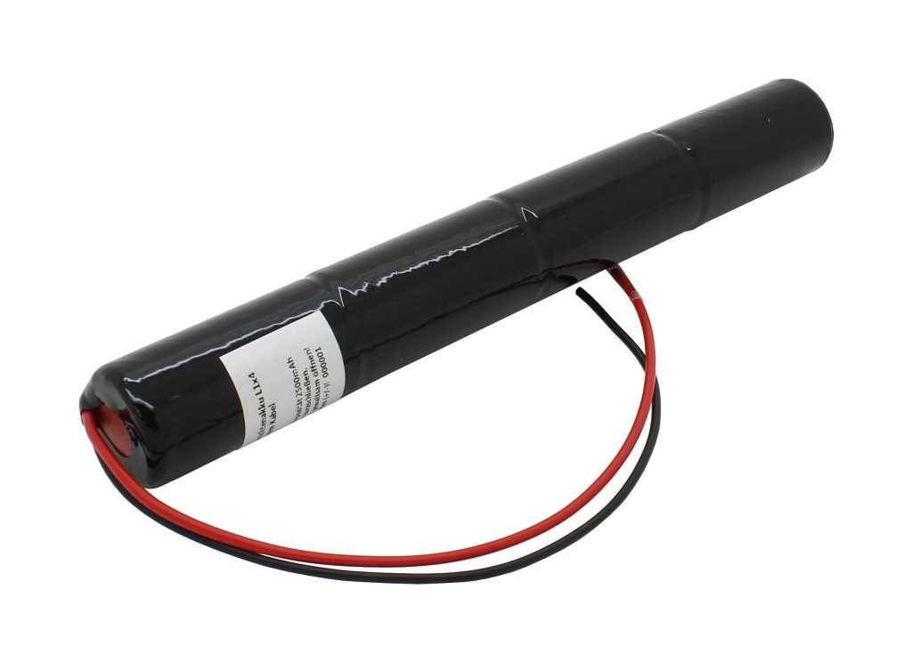 Notleuchtenakku NiCd 4,8V 2500mAh L1x4 Baby C mit 200mm Kabel