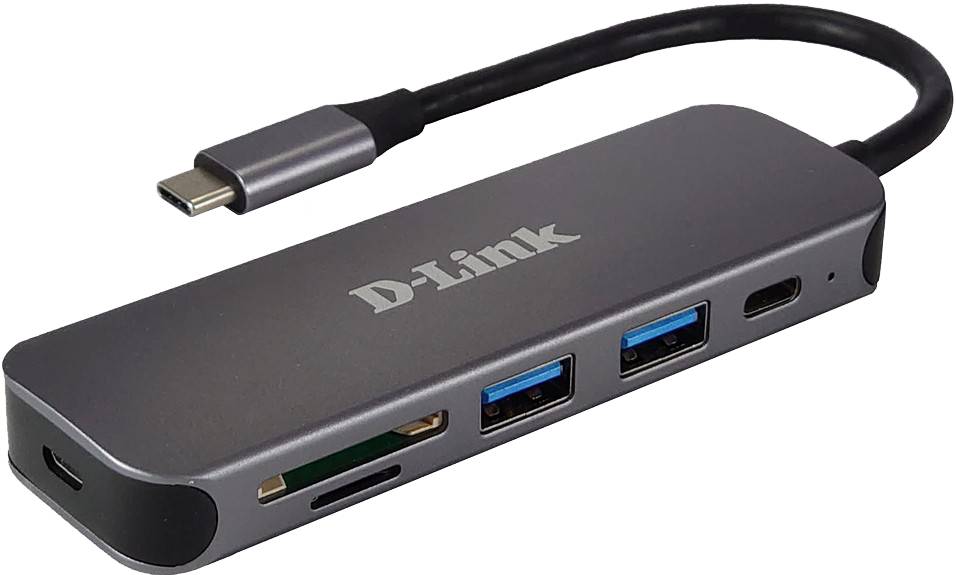 DLink Deutschland 5-in-1 USB-C Hub DUB-2325/E