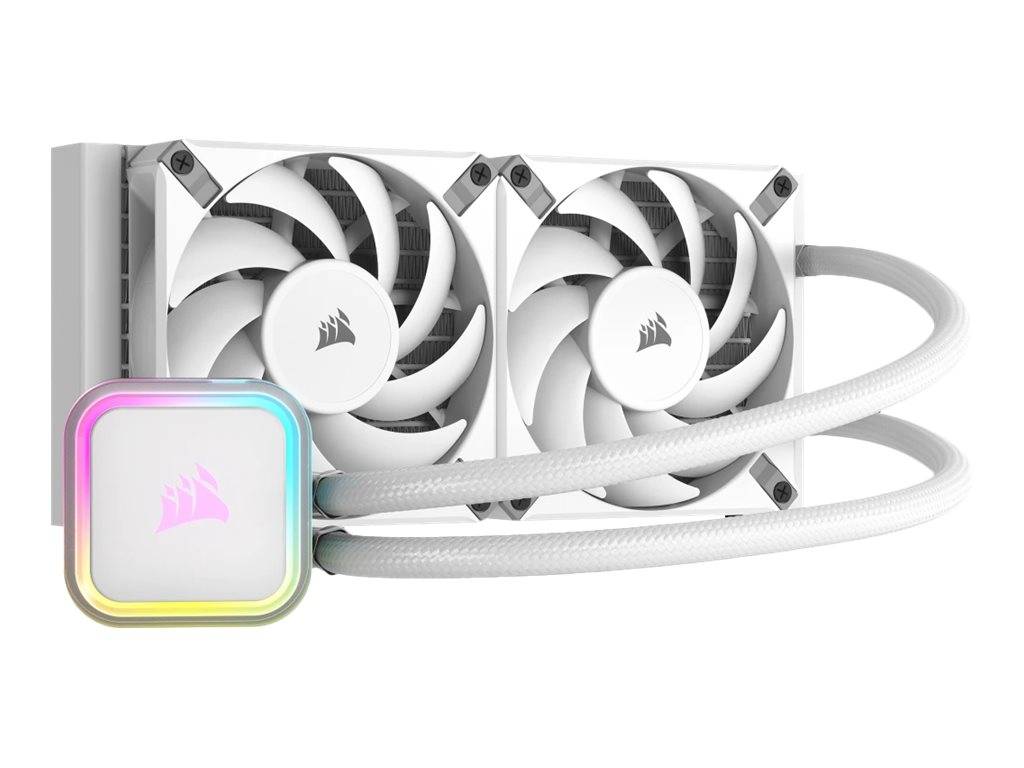 CORSAIR WAK Cooling iCUE H100i RGB ELITE WHITE 240mm