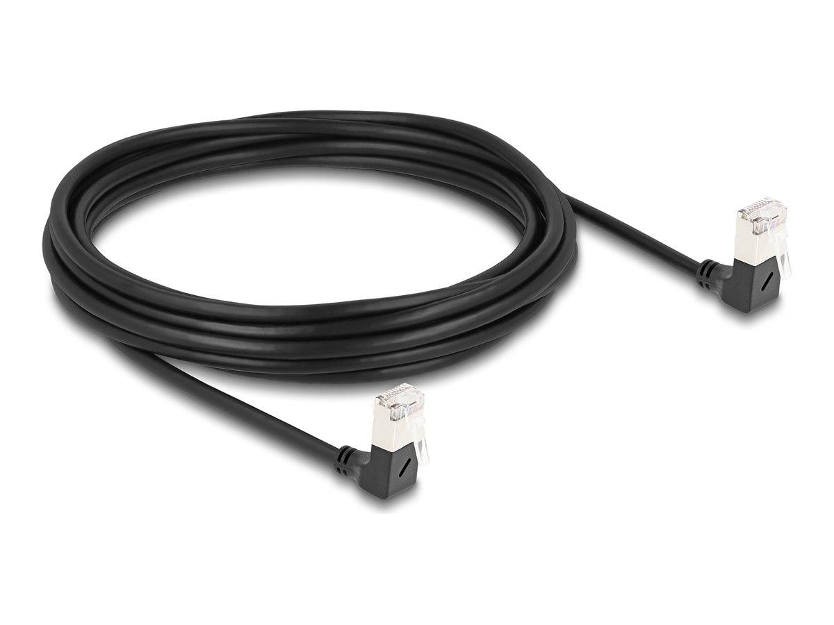 Delock - Netzwerkkabel - RJ-45 (M) nach unten abgewinkelt zu RJ-45 (M)