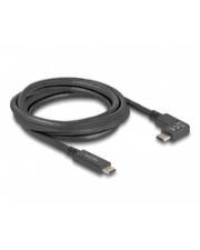 Delock USB-Kabel - 24 pin USB-C (M) zu 24 pin USB-C (M) - gewinkelt - 3 A - 2 m