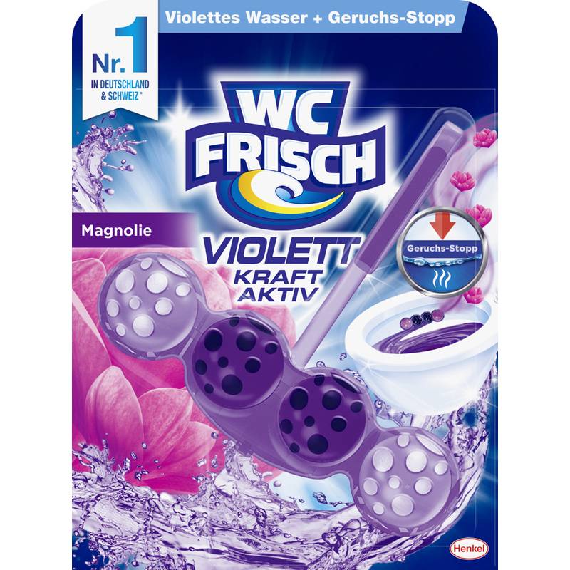 WC Frisch KRAFT AKTIV WC-Duftspüler VIOLETT Magnolie