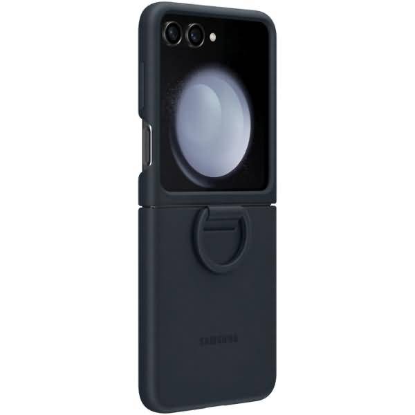 Samsung Silicone Case with Ring für Galaxy Flip5, Indigo