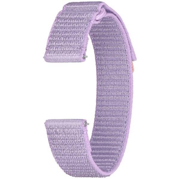 Samsung Fabric Band Slim S/M für Watch Lavender Das die Galaxy Watch6 Serie ist ein weiches Stoffband aus gewebtem Nylon welches sich komfortabel um
