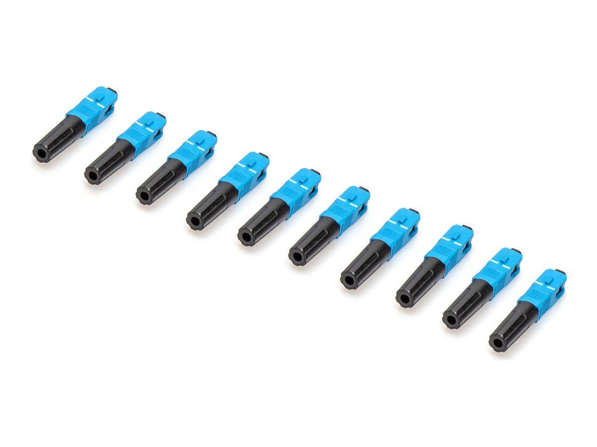 DIGITUS - SC/UPC LWL-Fast Connector Feldstecker Singlemode (10 Stück)