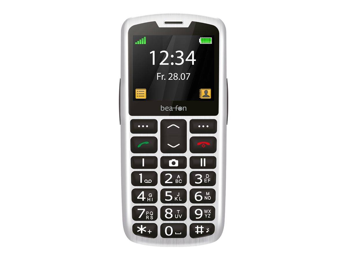 Bea-fon Silver Line - 4G Feature Phone - microSD slot