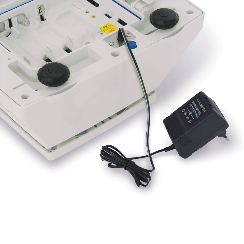 CAS Waage SWWP, kompakte Kontrollwaage mit IP-Schutz, GEEICHT, mit Edelstahl-Wägeplatte und Rückanzeige, max. 30 kg, Ablesbarkeit 5 g