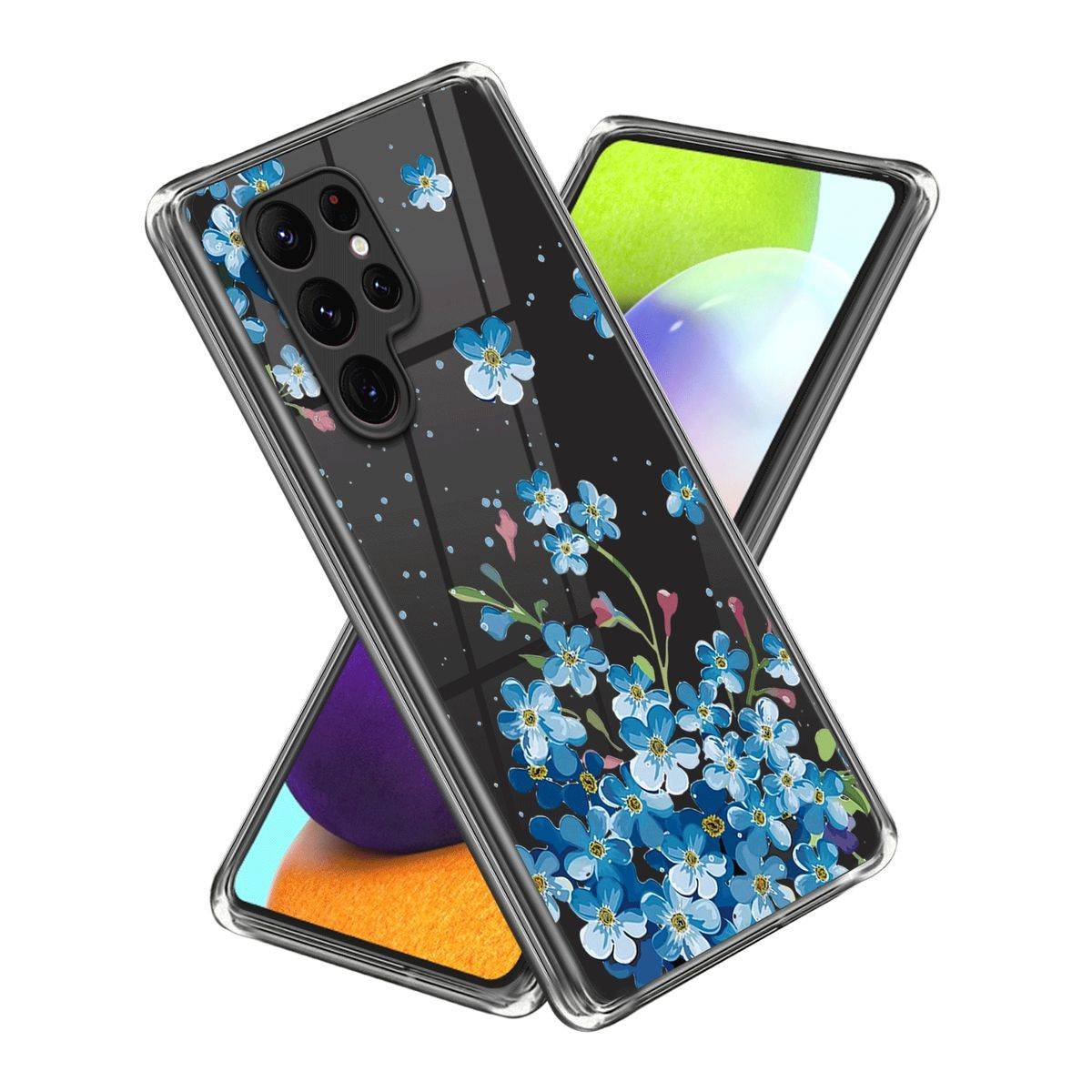 Für Samsung Galaxy S23 Ultra 5G Transparente Handy Tasche Design Motiv4
