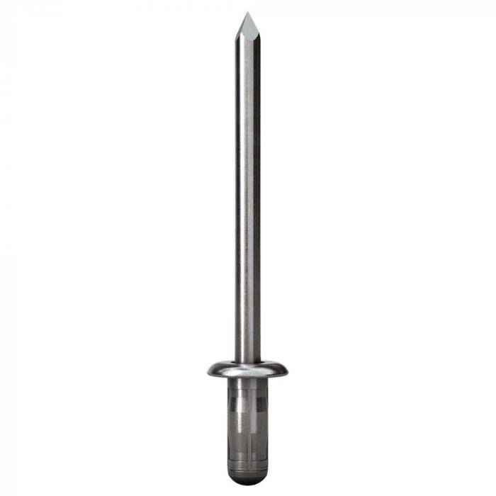 PolyBulb Blindniete - Alu/Niro - Flachrundkopf - 4,8 x 11 mm - VE 250 Stück - Preis per Stück