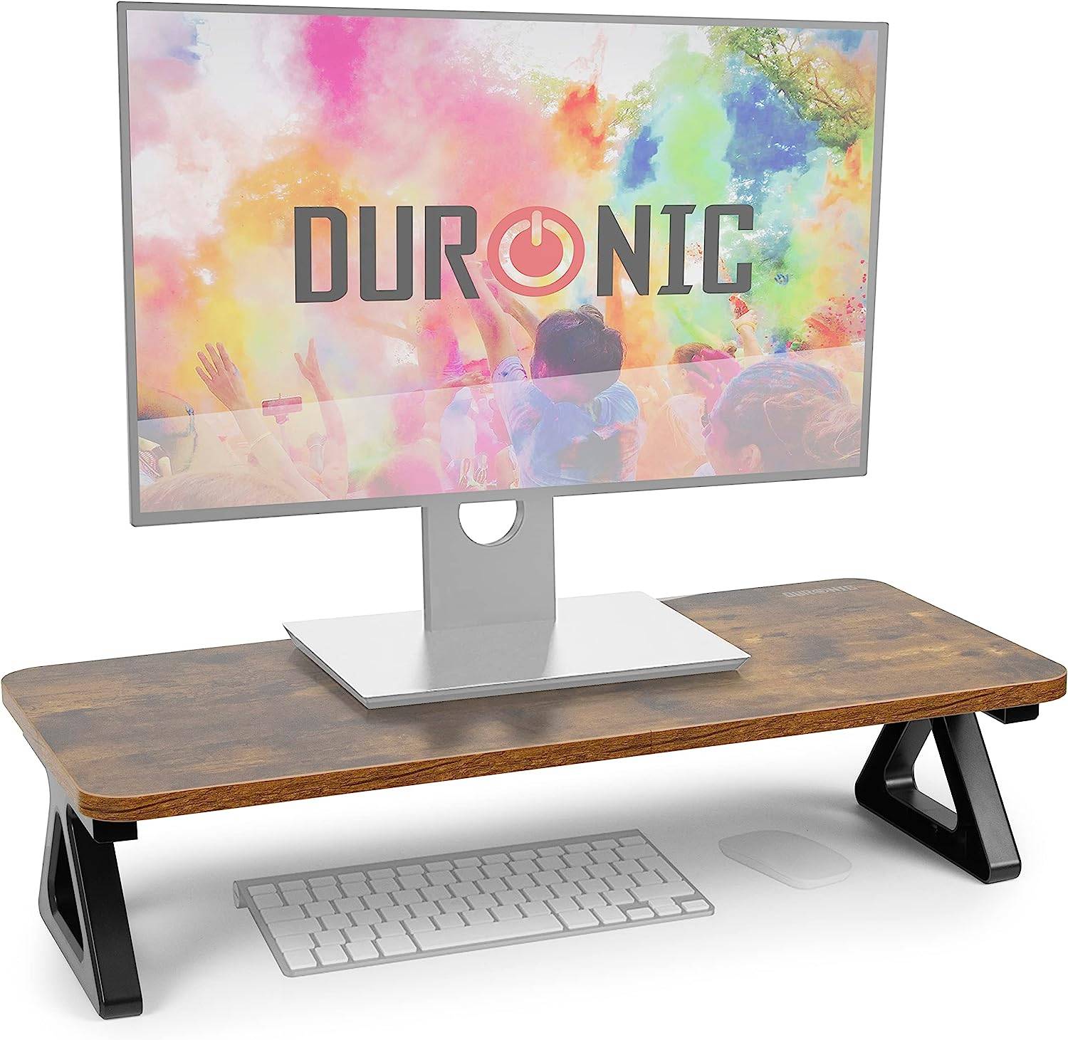 Duronic DM06-1 AO Monitorständer PC Laptop Bildschirmerhöhung Schreibtisch