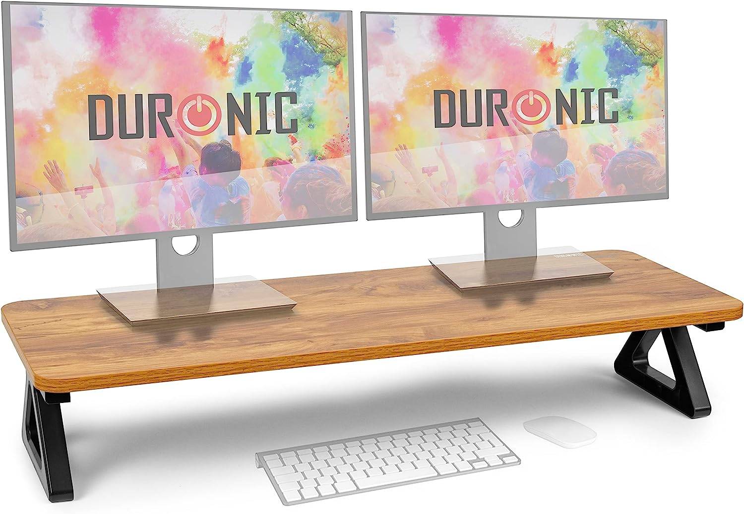 Duronic DM06-2 AW Monitorständer groß stabil Schreibtisch Laptop Halterung