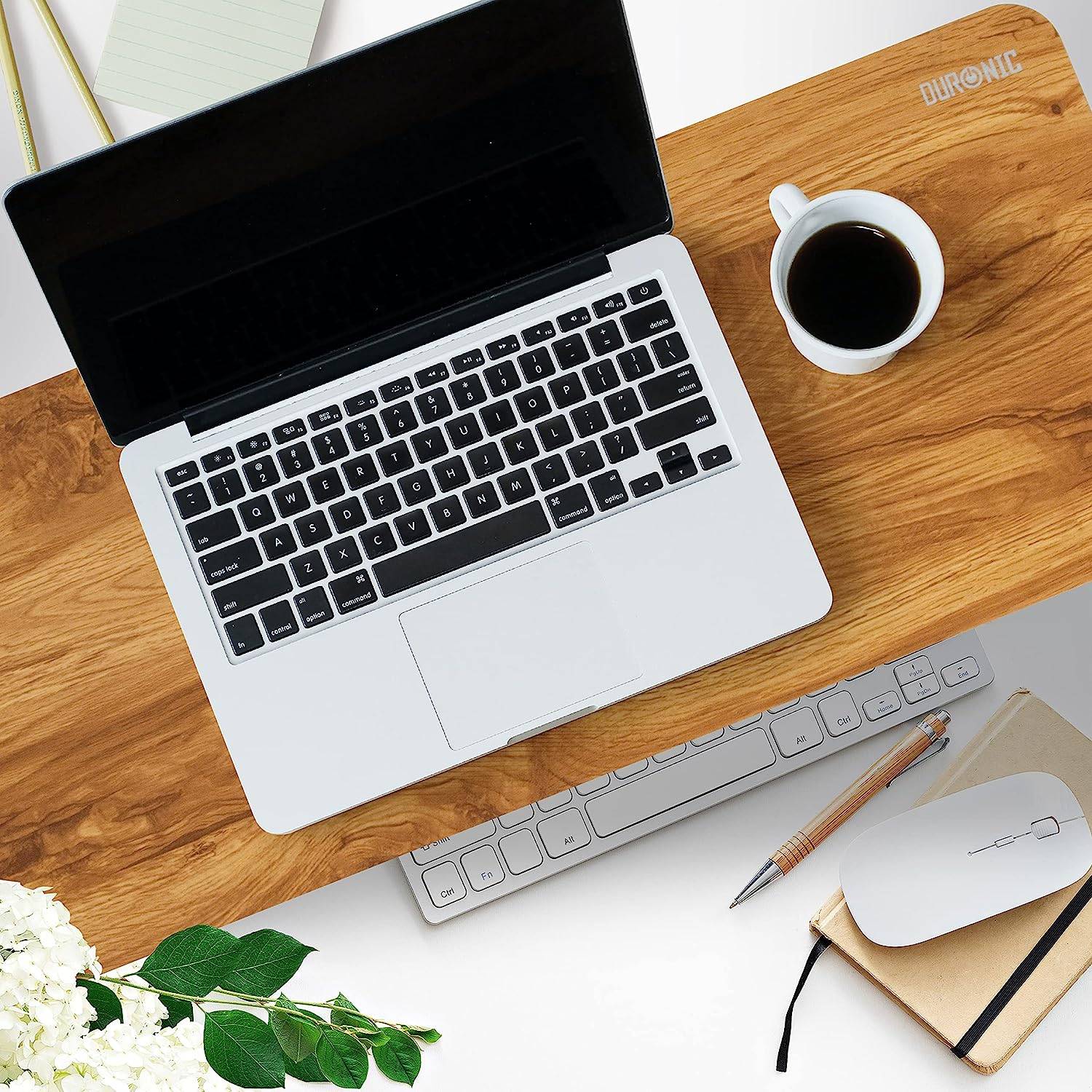 Duronic DM06-2 AW Monitorständer groß stabil Schreibtisch Laptop Halterung