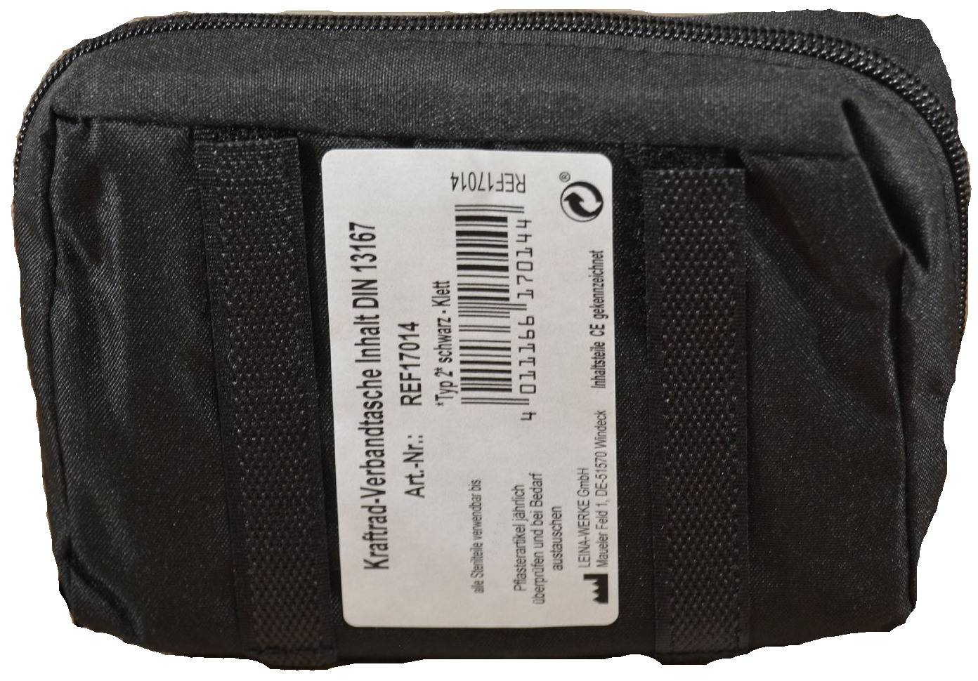 Erste Hilfe Set, Verbandtasche Kraftrad, Motorrad Verbandtasche, DIN 13167 25tlg