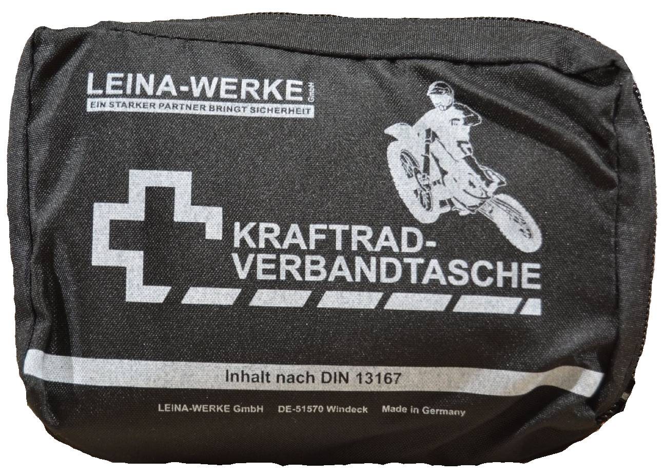 Erste Hilfe Set, Verbandtasche Kraftrad, Motorrad Verbandtasche, DIN 13167 25tlg