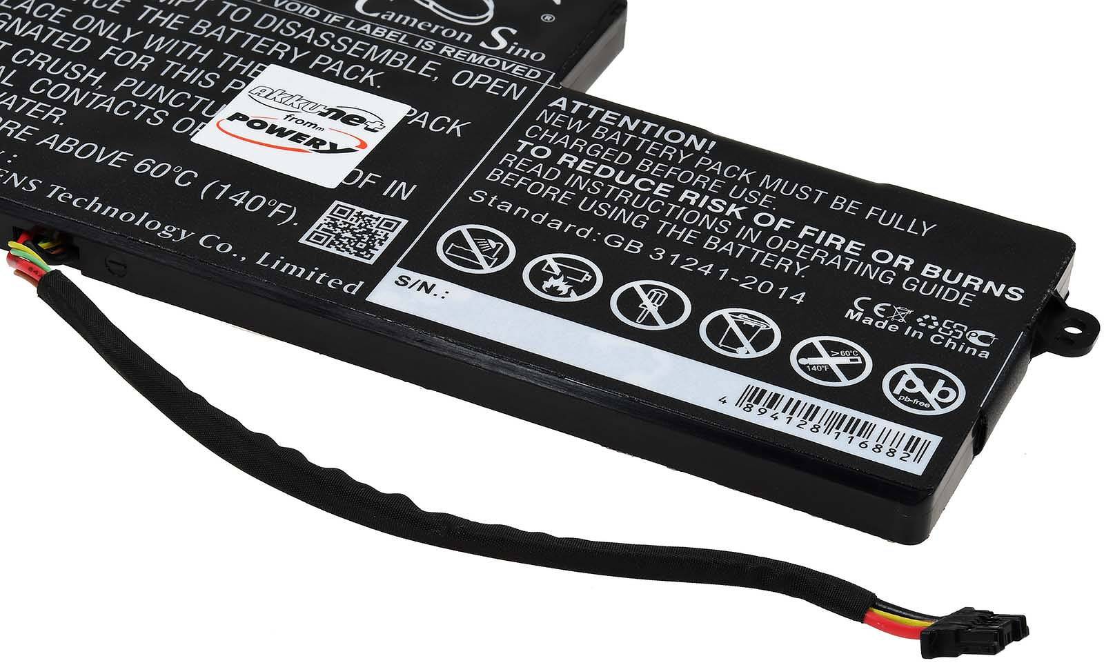 Powery Akku für Laptop Lenovo Thinkpad T440, 11,4V, Li-Ion