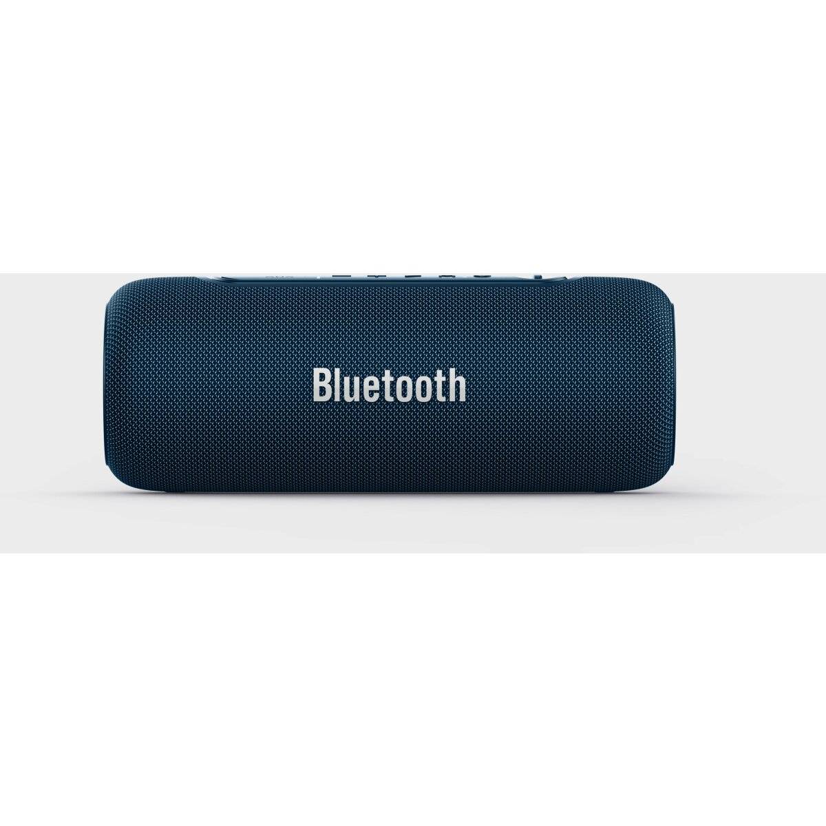 Bluetooth 5.0 Lautsprecher 10W, USB AUX FM RGB-Licht, 2000mAh Blau