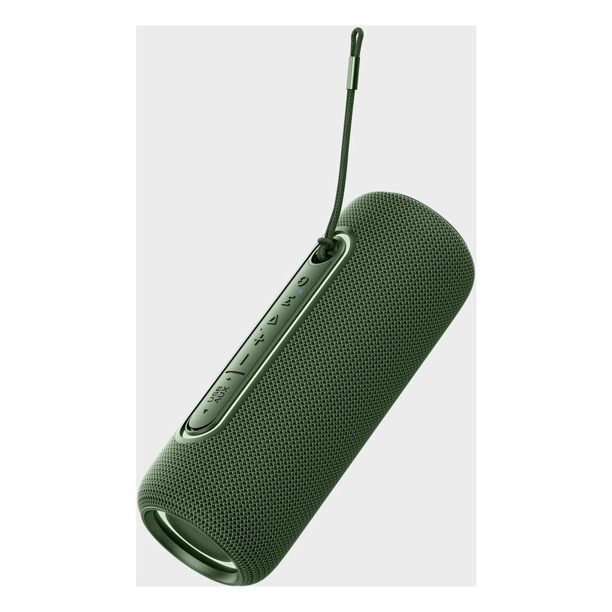 Bluetooth 5.0 Lautsprecher 10W, USB AUX FM RGB-Licht, 2000mAh Grün