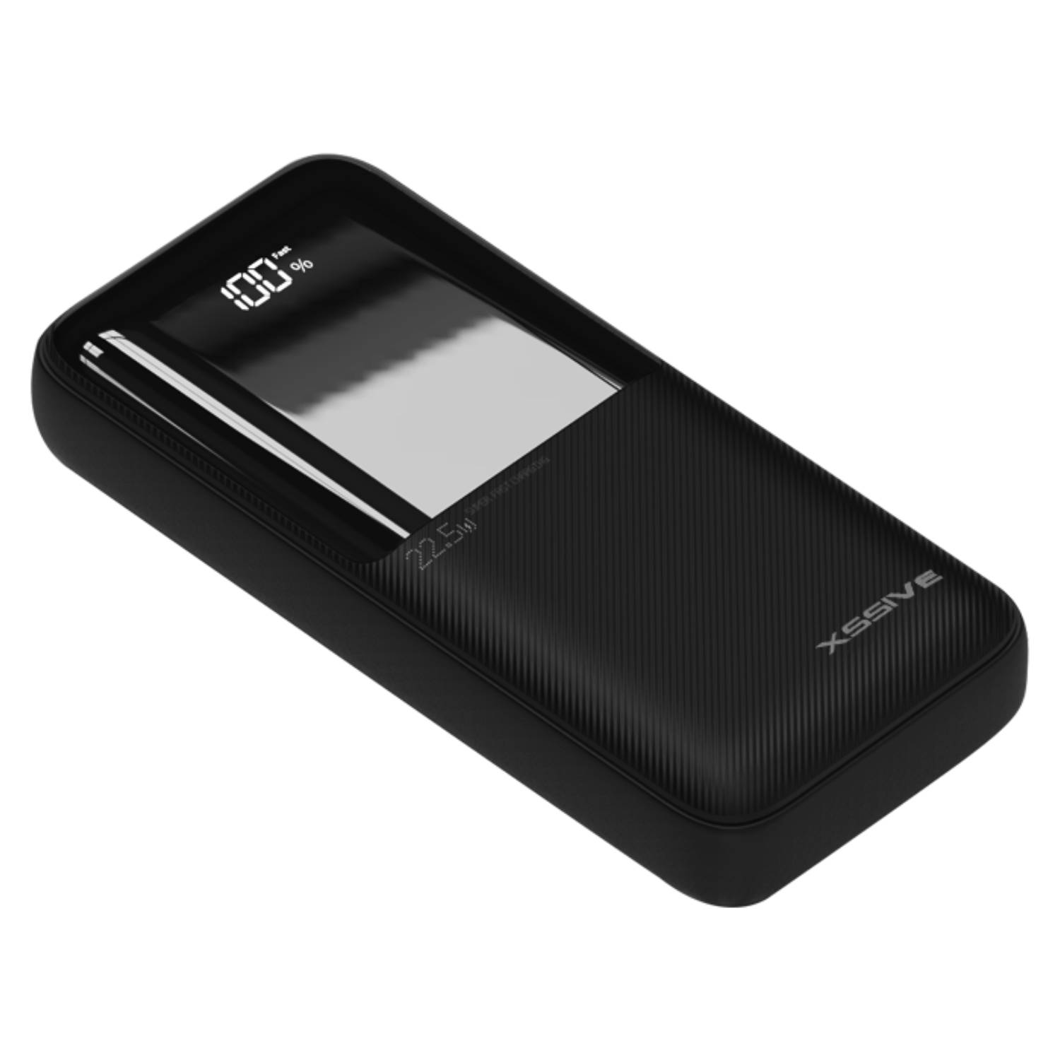 20.000mAh Premium Powerbank mit 2 Ladekabeln 5A 22,5W 4 output-2 input