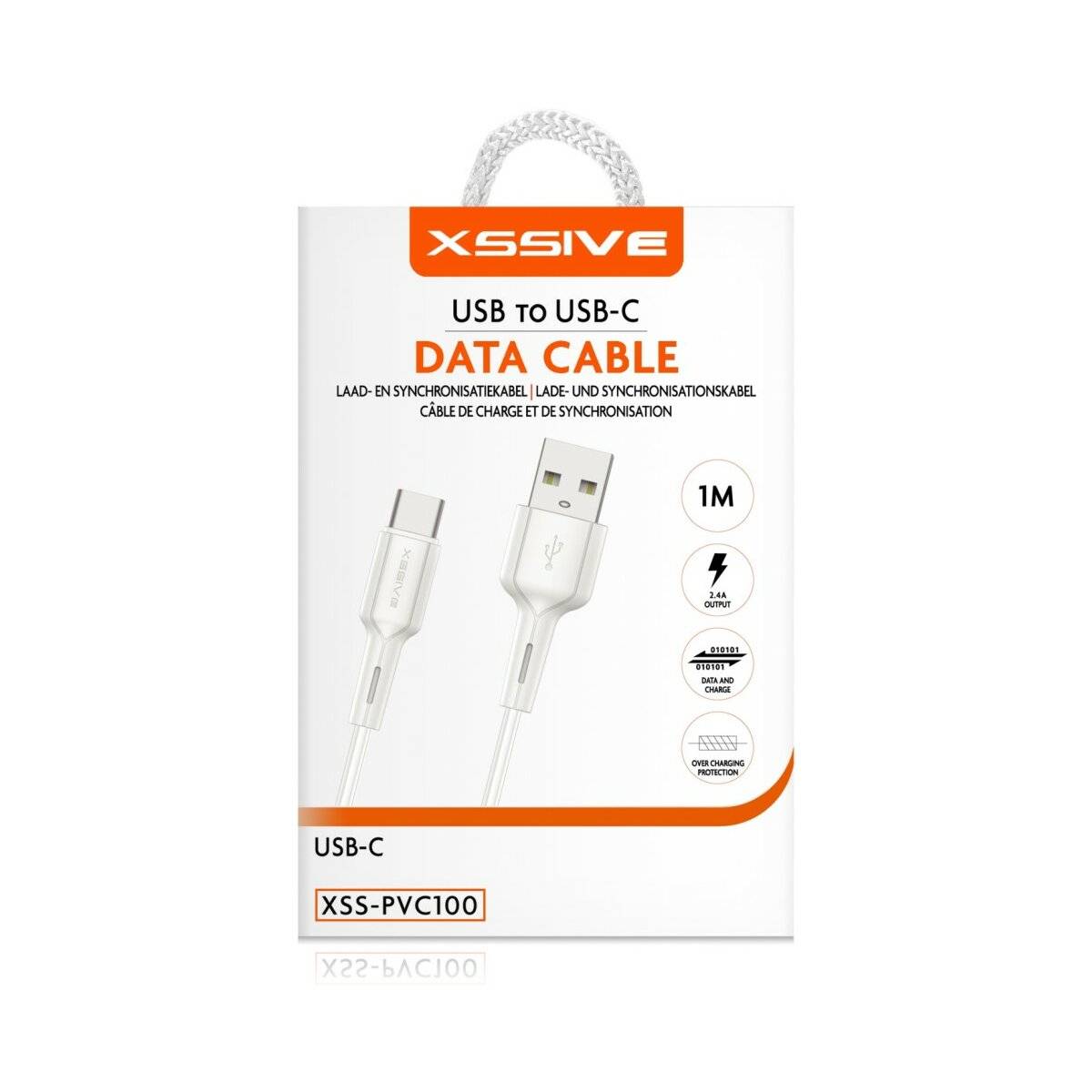 Lade- und Datenkabel Kompatibel mit USB-C Auto Disconnect 1m