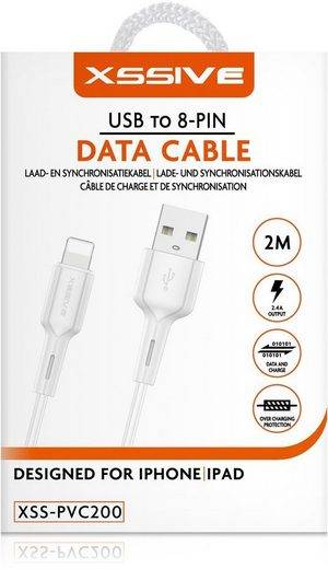 Lade- und Datenkabel Kompatibel mit iOS Auto Disconnect 2m