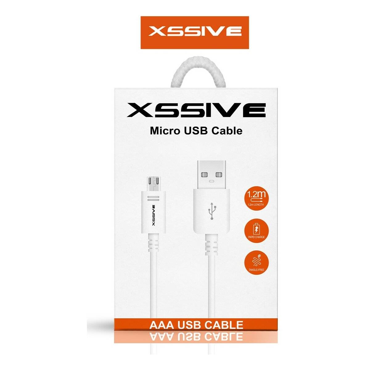 Lade- und Datenkabel PVC Schnur 2.4A Output Auto Disconnect 1.2m