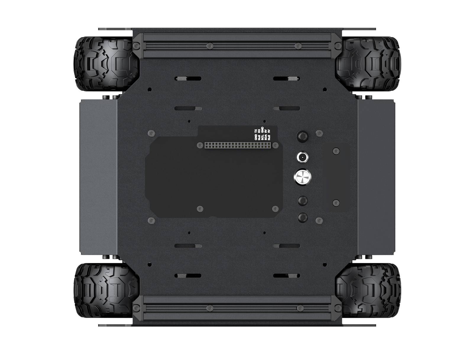 WaveShare 6x4 Off-Road UGV 6 Wheels 4WD Mobile Robot Chassis
