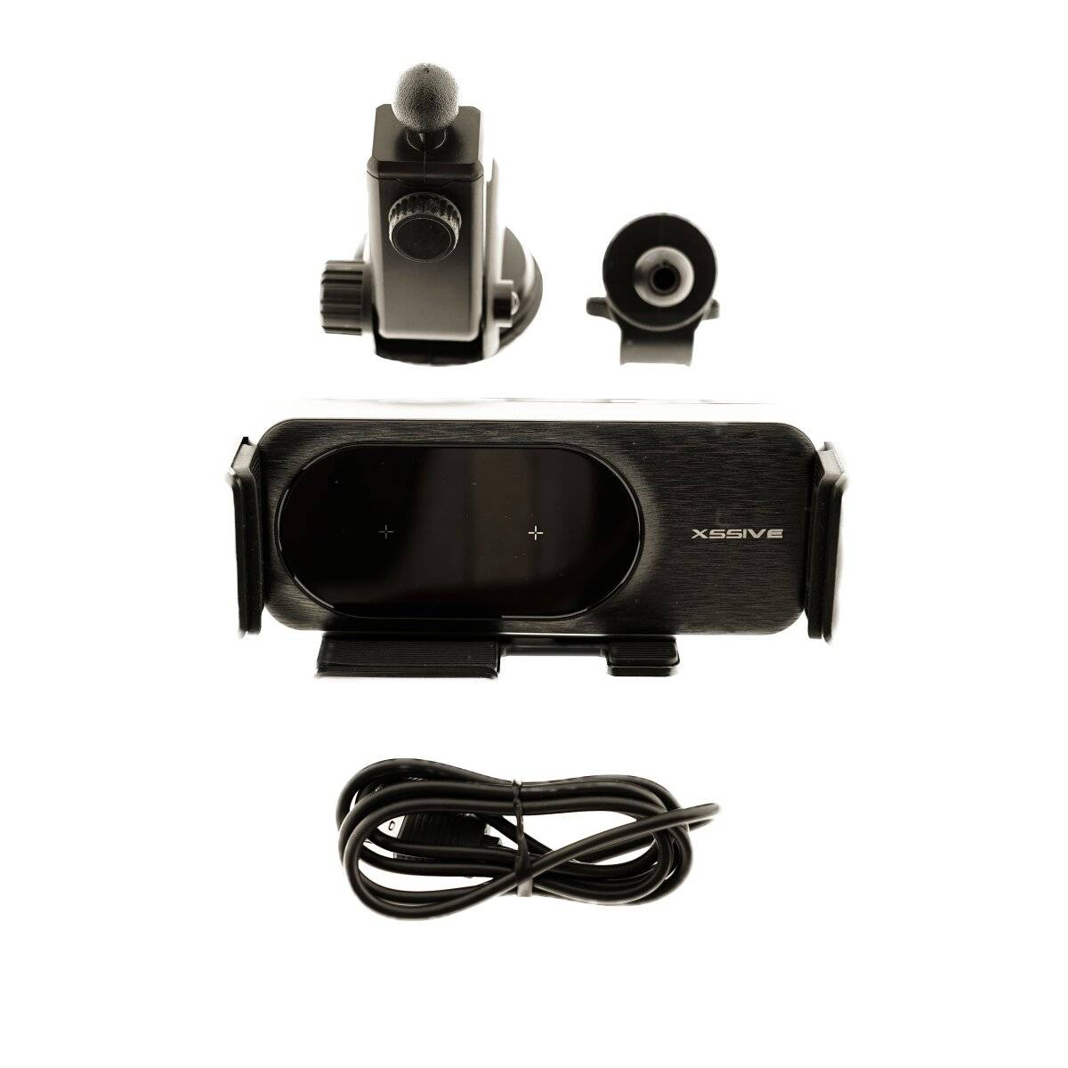 15W Kfz-Ladegerät mit automatischer Klemmhalterung 360° Auto Rotation