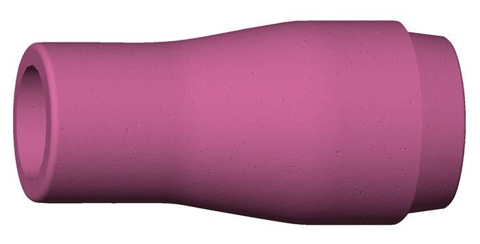 Keramische Gasdüse Stand.D.8mm L.30mm Einsatzgr.5 A.BINZEL