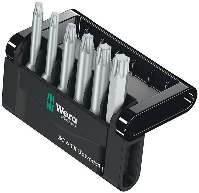 Bitsortiment Bit-Check 6 TX Univ.1 6-tlg.TX WERA