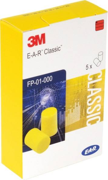 Gehörschutzstöpsel E-A-R CLASSIC SNR 28 dB 250 PA/Krt.5 PA/Pk.3M