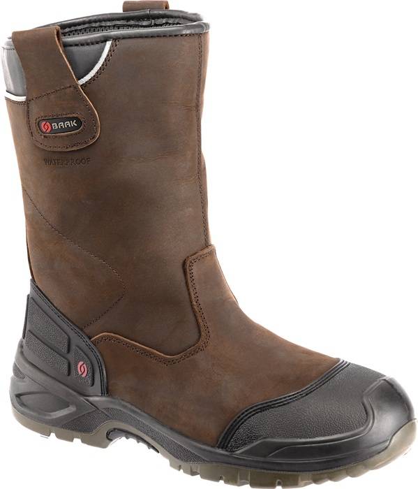 Sicherheitsschlupfstiefel Hercules Gr.44 braun S3 SRC WR EN20345 Leder BAAK