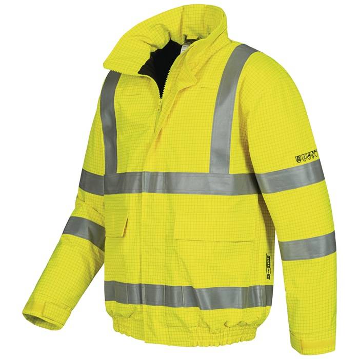 Multinorm-Pilotjacke HERIBERT Gr.M warngelb SAFESTYLE