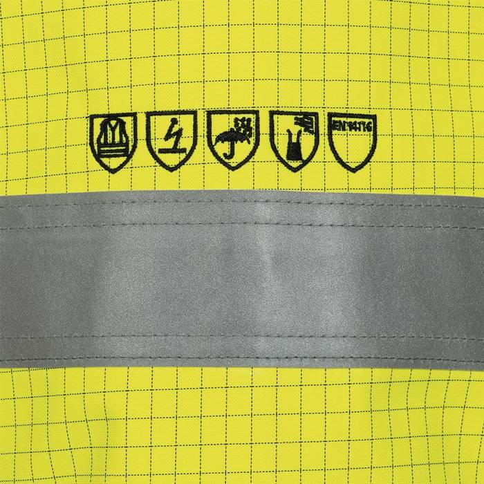 Multinorm-Pilotjacke HERIBERT Gr.M warngelb SAFESTYLE