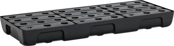 Regalwanne 21l L976xB395xH95mm PE m.PE-Rost u.Leckanzeiger CEMO