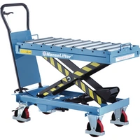 Scherenhubtischwagen Trgf.500kg Hubber.435-1000mm Einfachschere m.Rollenbahn Scherenhubtischwagen Trgf.500kg Hubber.435-1000mm Einfachschere m.Rollenbahn