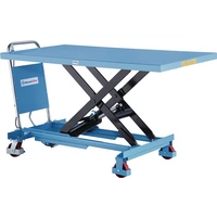 Scherenhubtischwagen Trgf.500kg Hubber.310-900mm m.extragroßer Tischfläche Scherenhubtischwagen Trgf.500kg Hubber.310-900mm m.extragroßer Tischfläche