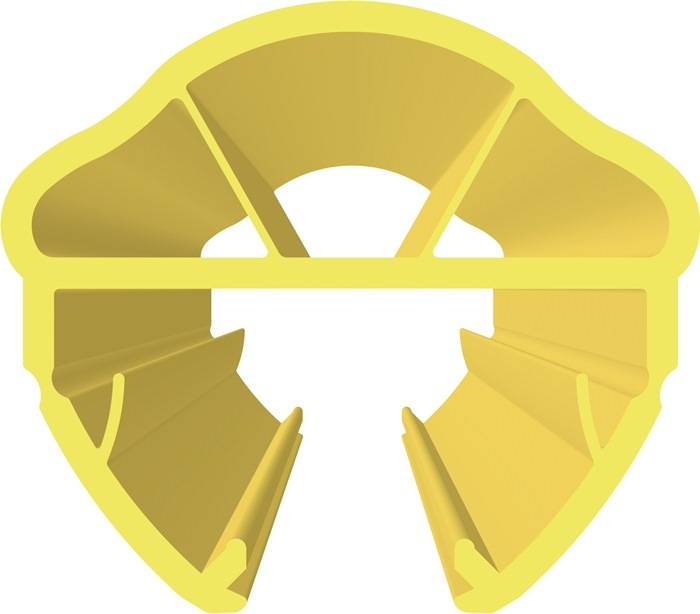 Regal-Anfahrschutz f.Regalprofil-B.75-99mm H.600mm L.108mm D-FLEXX