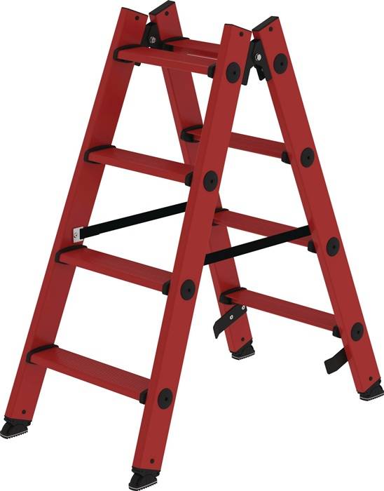 Stufenstehleiter 2x4 Stufen GFK MUNK
