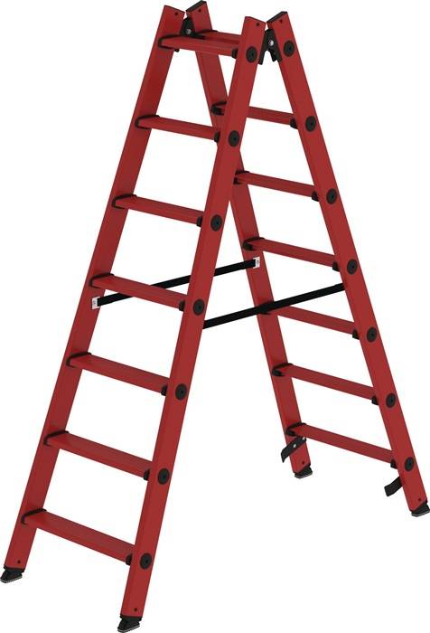Stufenstehleiter 2x7 Stufen GFK MUNK