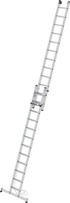 Seilzugleiter Stufen 2x12 Alu.Arbeits-H.b.ca.7000mm geriffelte Stufen MUNK