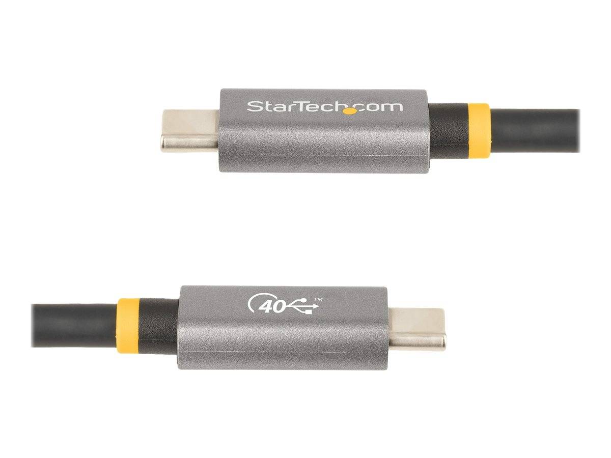 StarTech.com 1 m USB4 Kabel, USB-IF zertifiziertes USB C Kabel, 40Gbit/s - USB-Kabel - 24 pin USB-C (M)