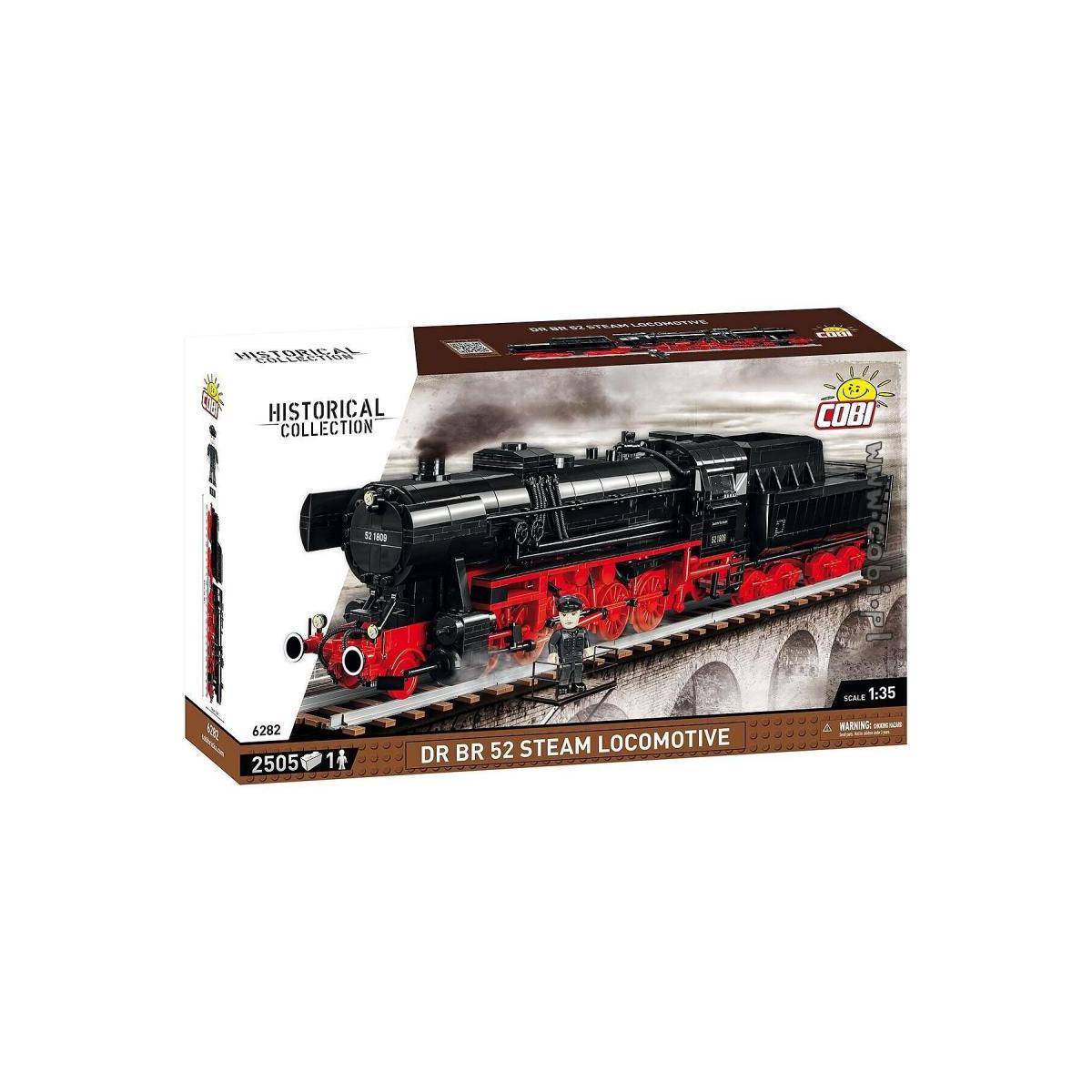 COBI-6282 - TRAINS /6282/ DRB CLASS 52 STEAM LOCOM. (DE), 2505 Teile, ab 10 J.
